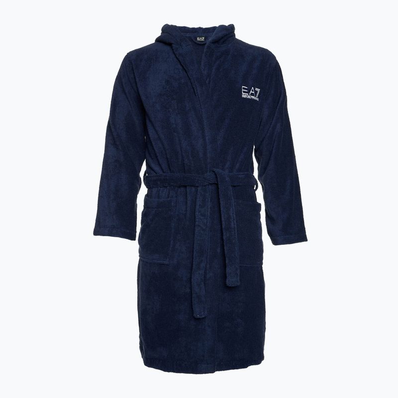 EA7 Emporio Armani Water Sports Core blu navy/ bianco Халат за баня