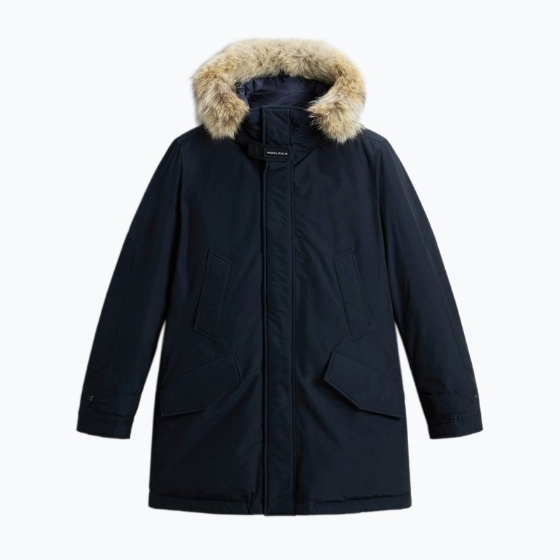 Мъжко яке Woolrich Polar High Collar Fur melton blue 5