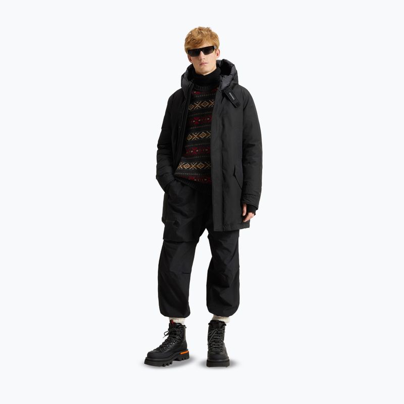 Мъжко яке Woolrich Polar High Collar black 2