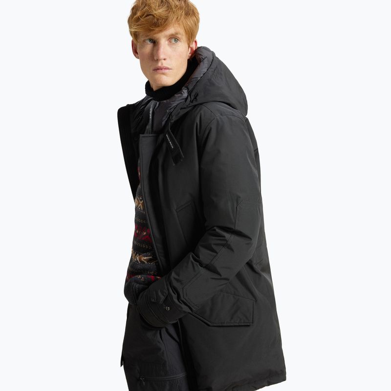 Мъжко яке Woolrich Polar High Collar black 5