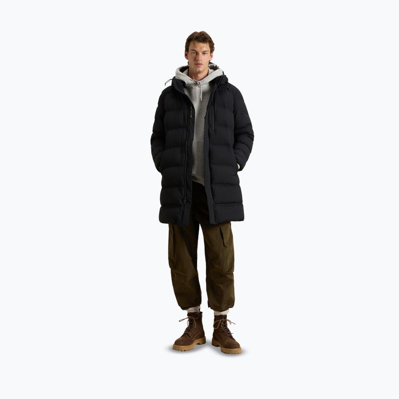 Мъжко яке Woolrich Matt Stretch Long Puffer black 2