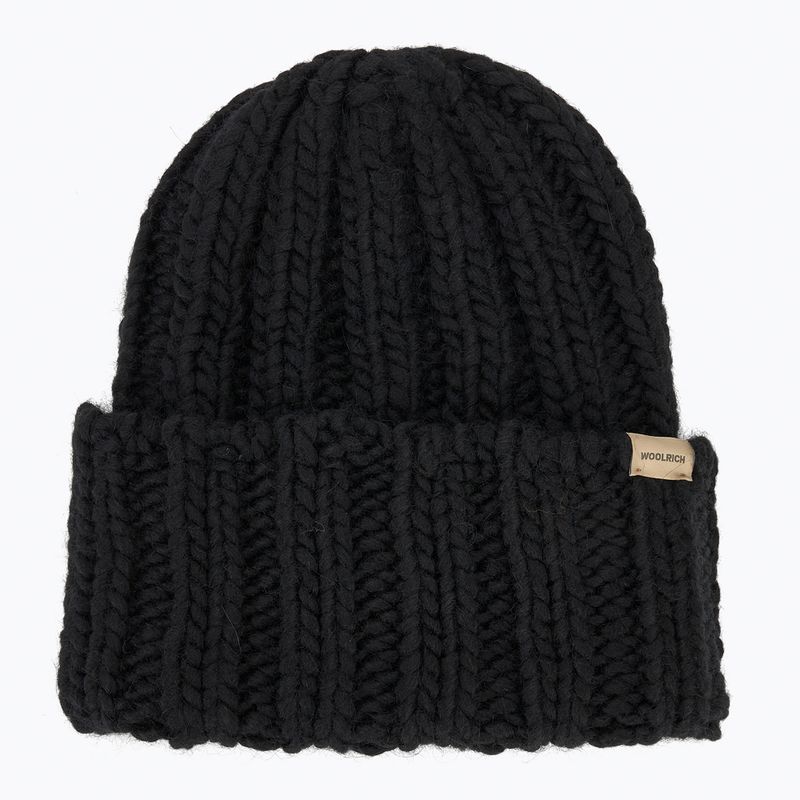 Дамска зимна шапка Woolrich Chunky Beanie black