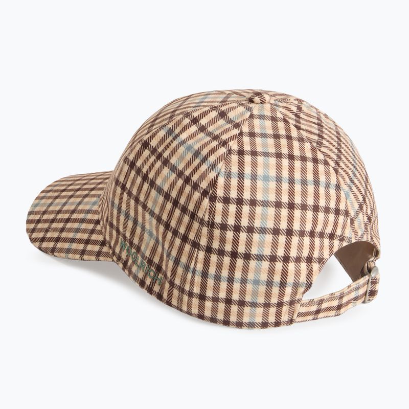 Дамска шапка с козирка Woolrich Check Baseball Cap beige check 2