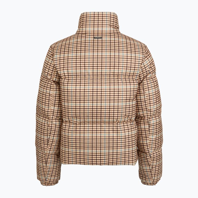 Дамско яке Woolrich Printed Wool beige check 2