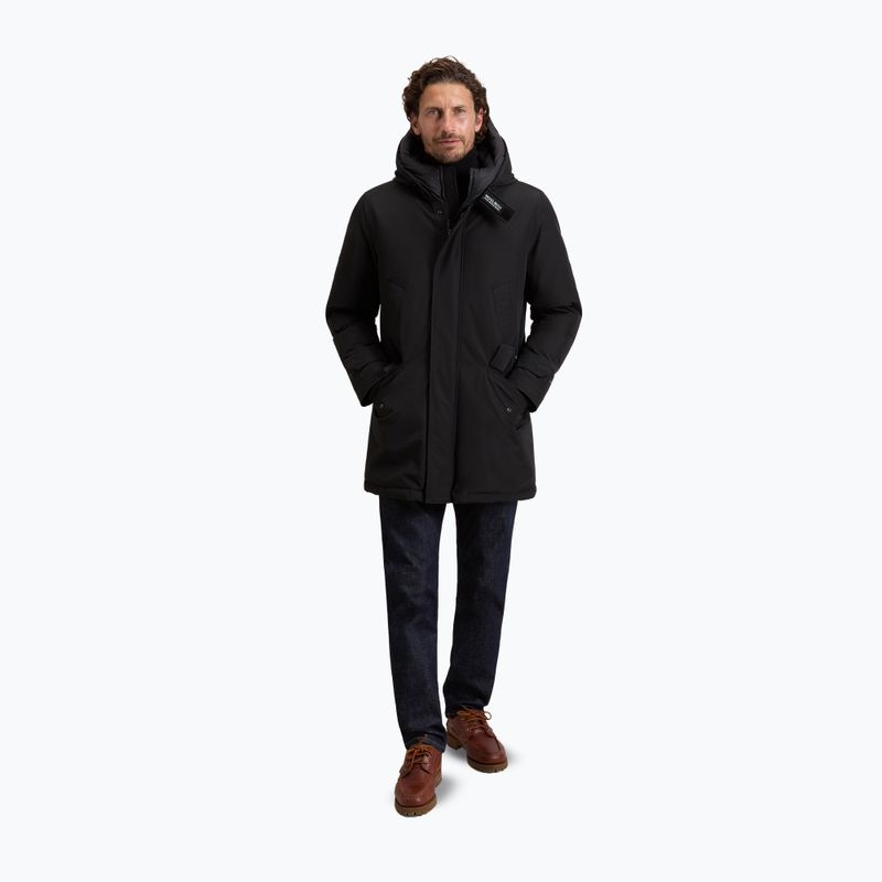 Мъжко ватирано палто Woolrich Polar High Collar Parka black 2