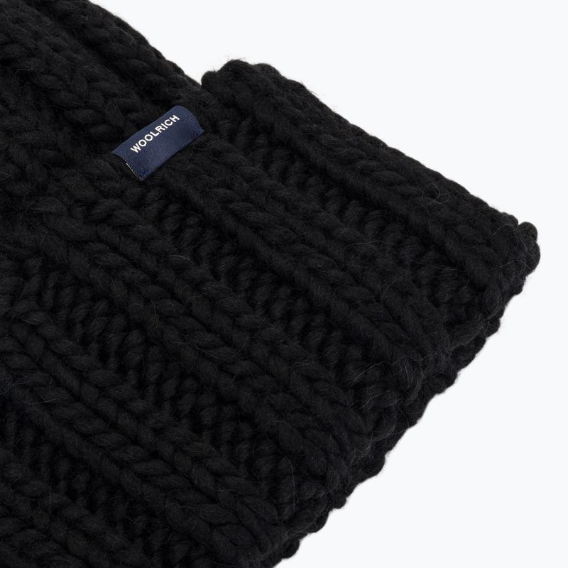 Дамска зимна шапка Woolrich Chunky Beanie 2026 black 3