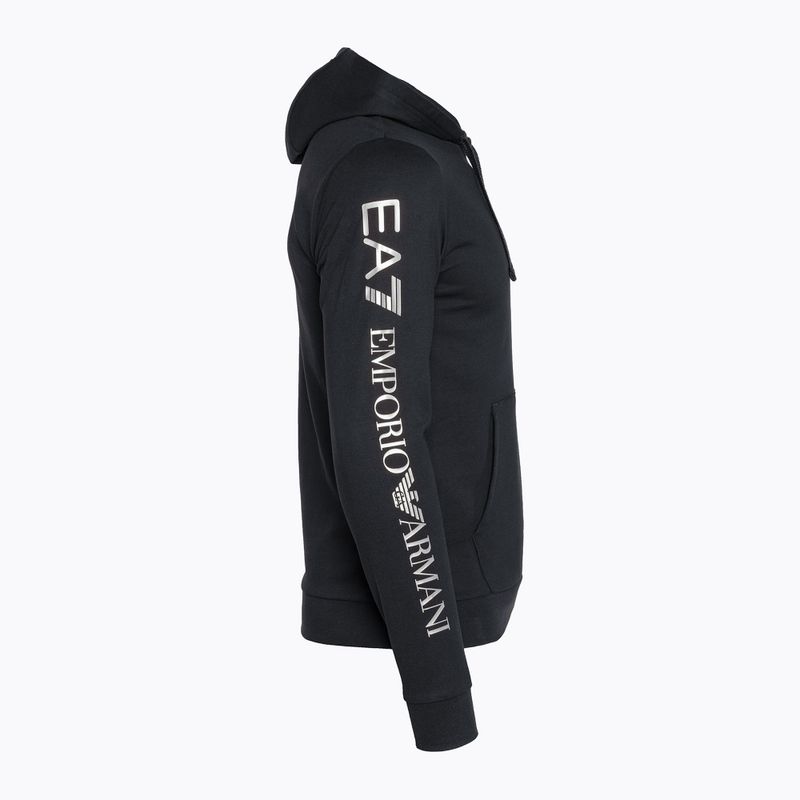 Мъжки суитшърт EA7 Emporio Armani Train Logo Series Hoodie Extended Logo Coft night blue/white logo 8