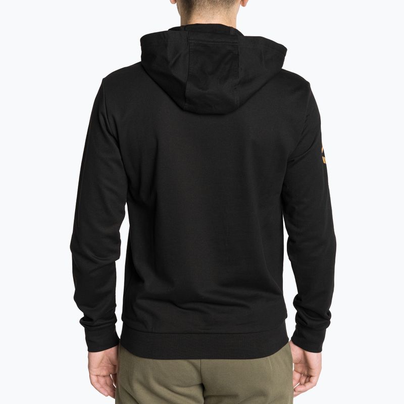 Мъжки суитшърт EA7 Emporio Armani Train Logo Series Hoodie Extended Logo Coft black/gold logo 2