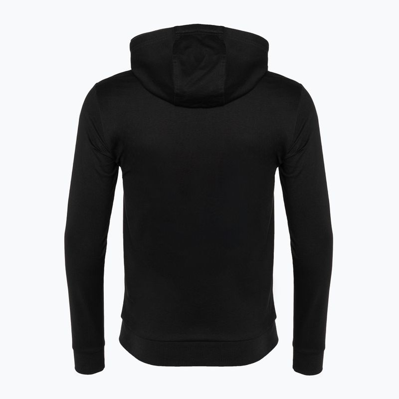 Мъжки суитшърт EA7 Emporio Armani Train Logo Series Hoodie Extended Logo Coft black/gold logo 6