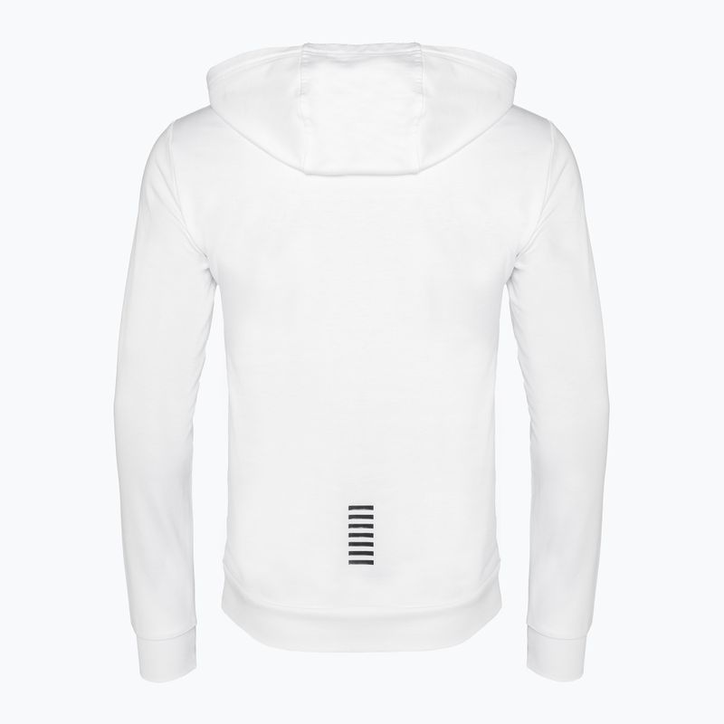 Мъжки анцуг EA7 Emporio Armani Train Core ID Hoodie Coft white/black 4