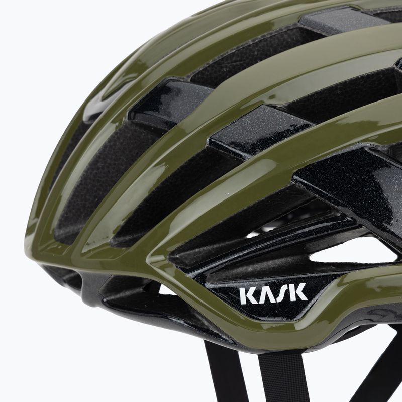 Велосипедна каска KASK Valegro olive green 7