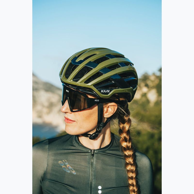 Велосипедна каска KASK Valegro olive green 5