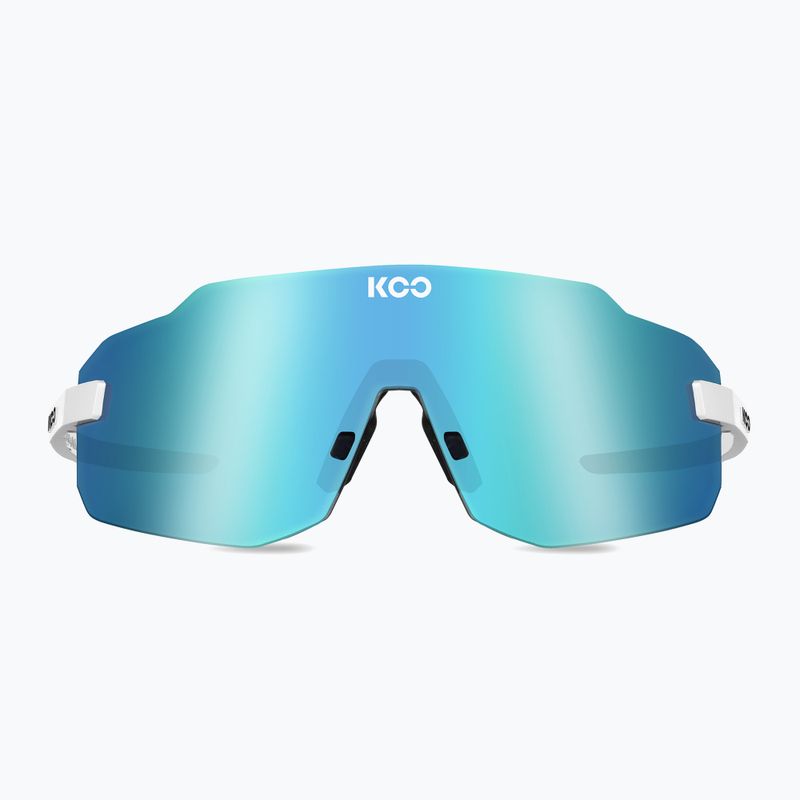Слънчеви очила Koo Supernova white/turquoise mirror 2