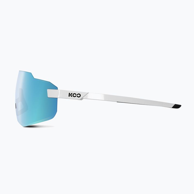 Слънчеви очила Koo Supernova white/turquoise mirror 3