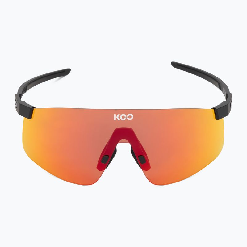 Слънчеви очила Koo Nova black matt/red mirror 3