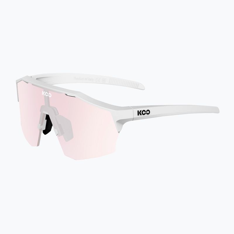 Слънчеви очила Koo Alibi white matt/photochromic fuchsia 2
