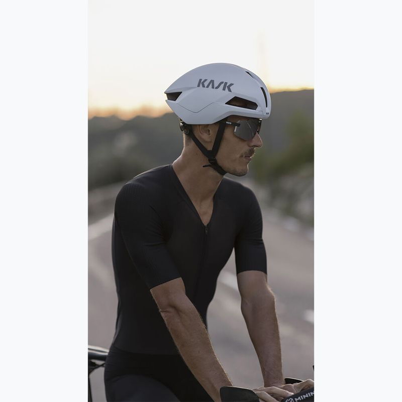 Велосипедна каска KASK Nirvana white matte 9
