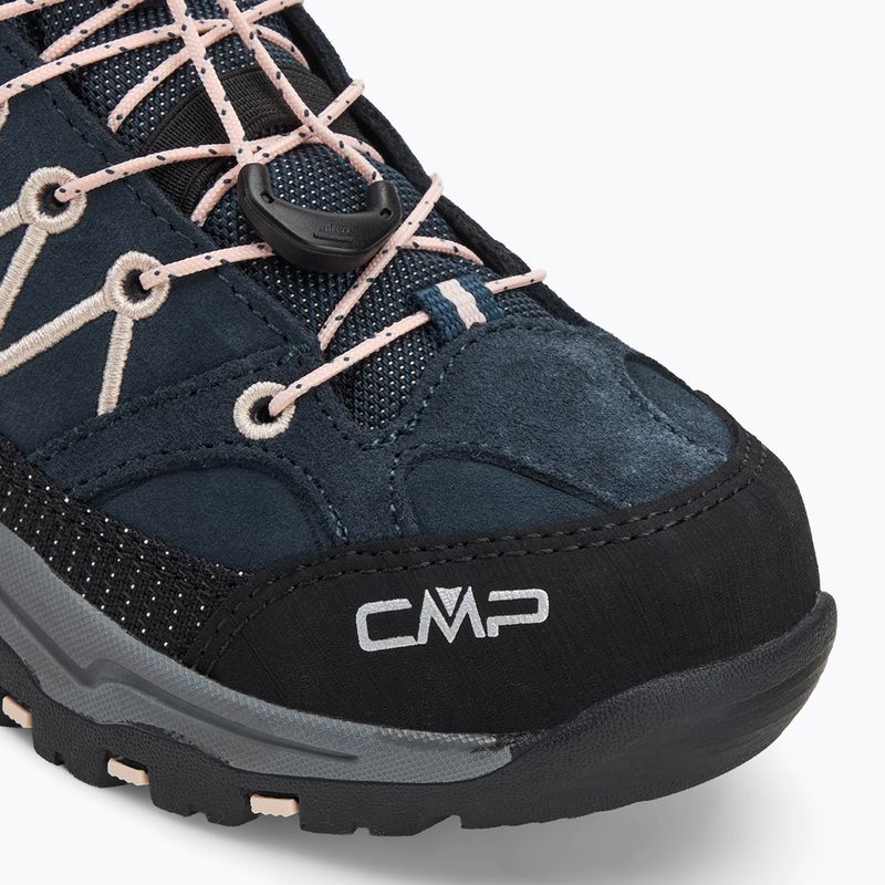 Детски ботуши за трекинг CMP Rigel Mid Wp asphalt/rose 7