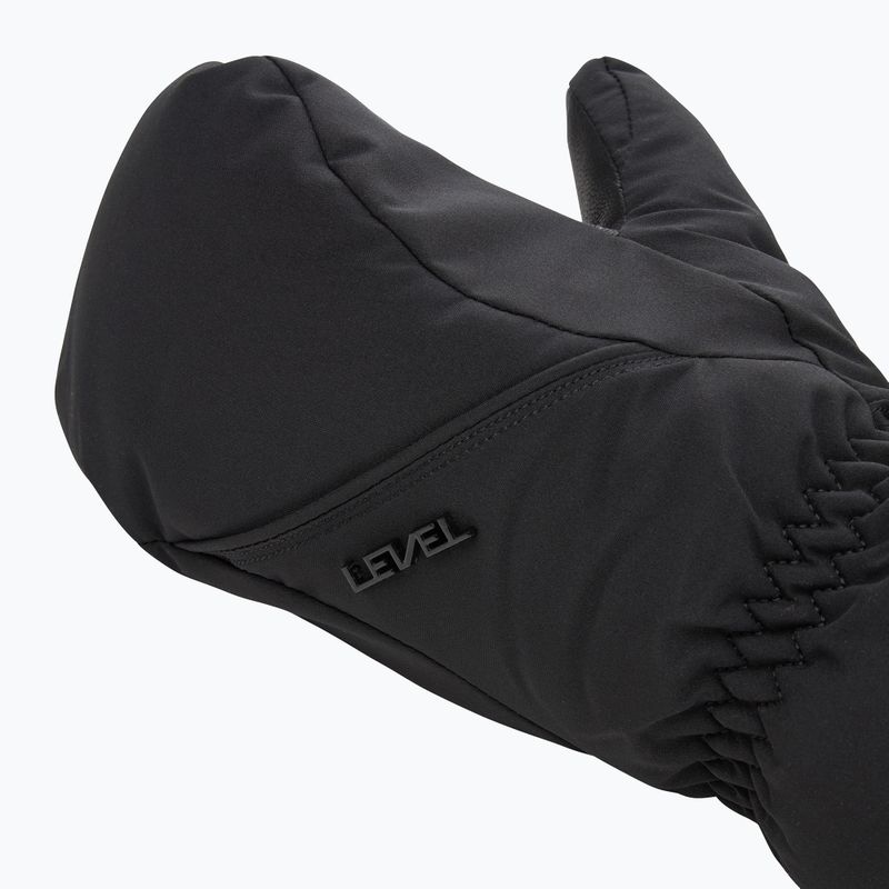 Дамски скиорски ръкавици Level Mummies Mitt black 4