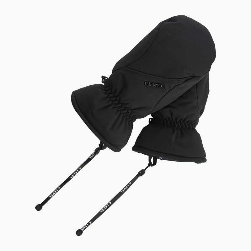 Дамски скиорски ръкавици Level Mummies Mitt black 6