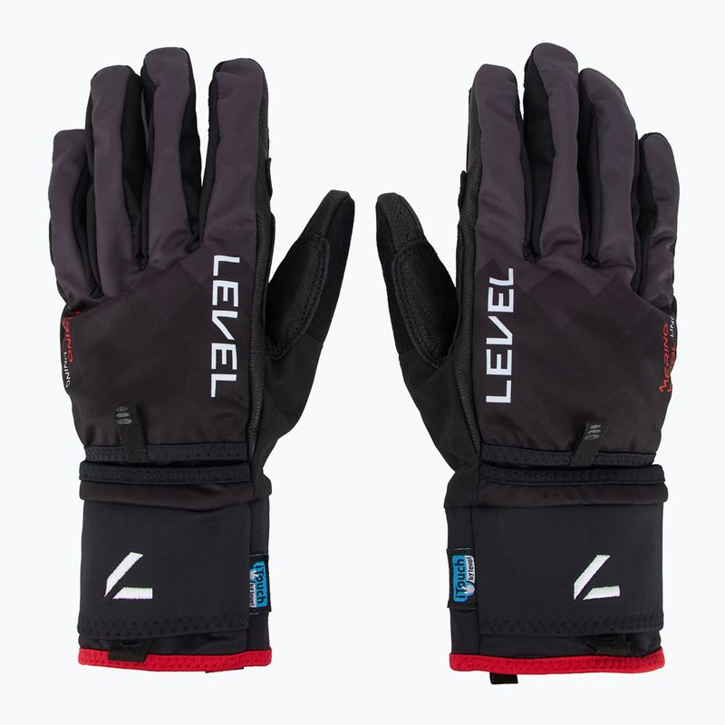 Скиорски ръкавици Level Alper Light black 2