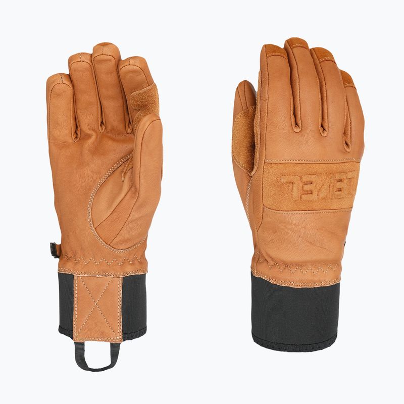 Скиорски ръкавици Level Shaman brown 7