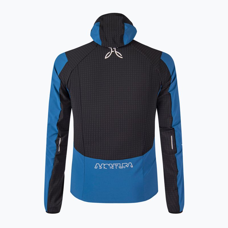 Мъжко яке Montura Ski Style Hoody deep blue/mandarino 2