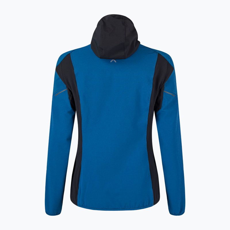 Дамско яке Montura Premium Wind Hoody deep blue/giallo fluo 2