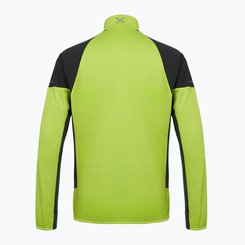 Мъжки суитшърт Montura Thermal Grid 2 Maglia lime green 2