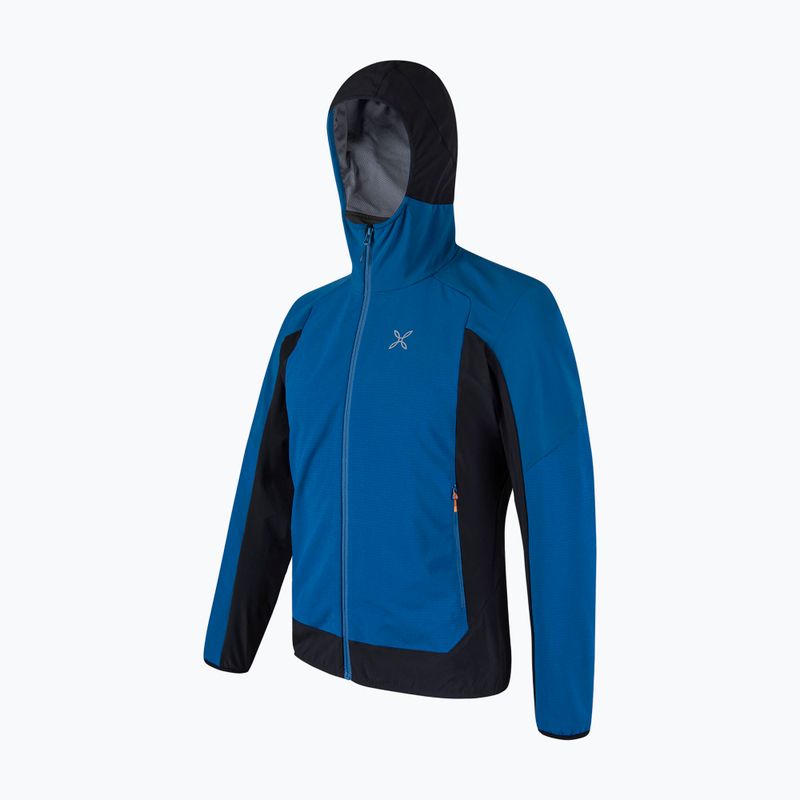 Мъжка блуза Montura Premium Wind Hoody deep blue/ orange 3