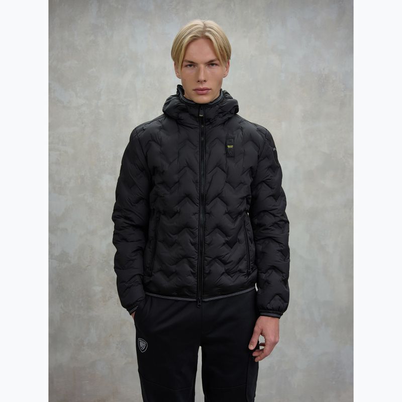 Мъжко яке Blauer USA Piery black with tobacco inside 9