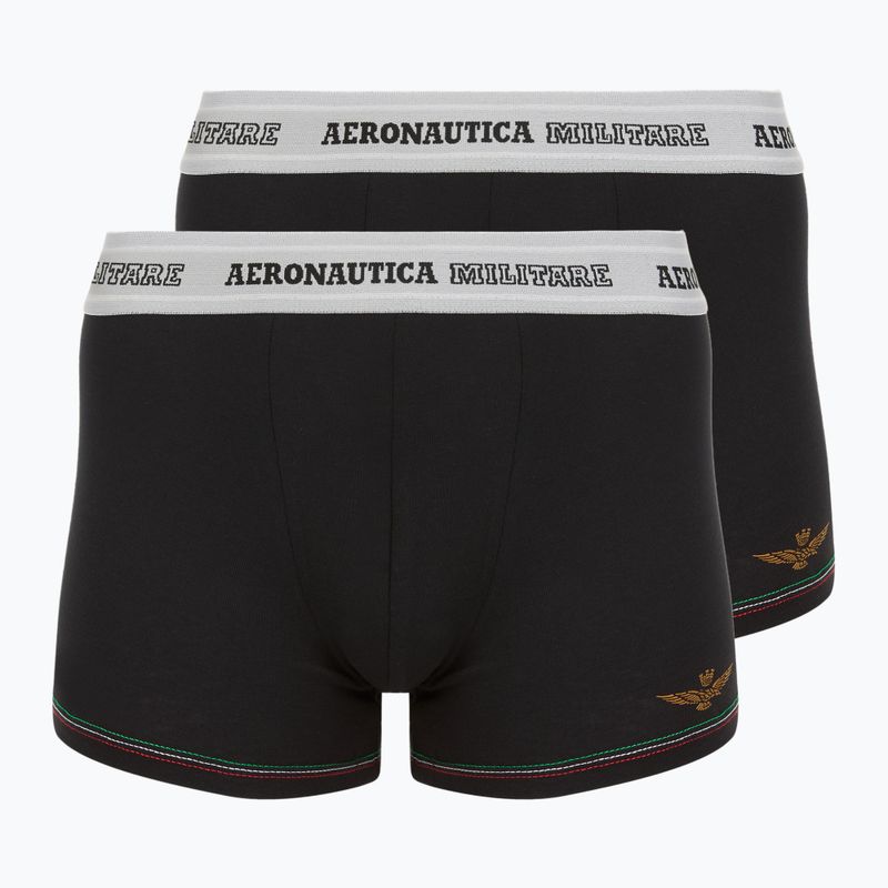 Bokserki Aeronautica Militare AM1UBX004 Trunk 2 pary black