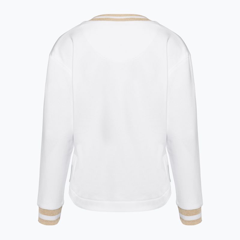 Дамски суитшърт Aeronautica Militare Lady V-Neck bianco ottico 2
