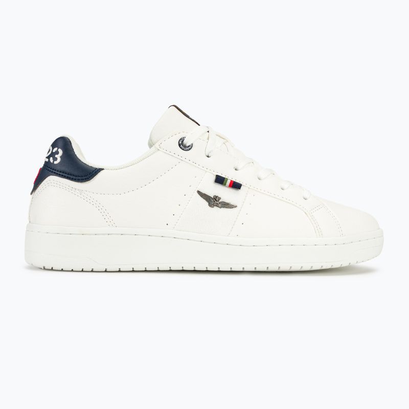 Мъжки обувки Aeronautica Militare Eco Leather With Eagle off white 2