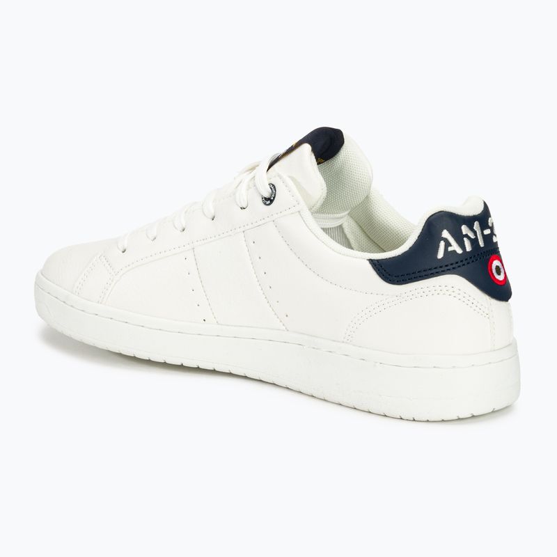 Мъжки обувки Aeronautica Militare Eco Leather With Eagle off white 3