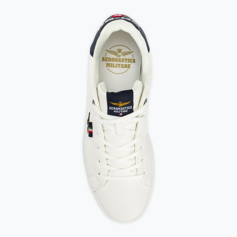 Мъжки обувки Aeronautica Militare Eco Leather With Eagle off white 5