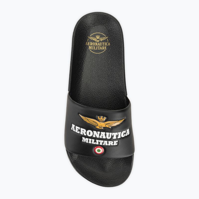 Мъжки чехли Aeronautica Militare Beach jet black 5