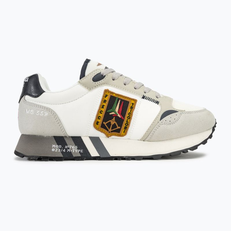 Мъжки обувки за тенис Aeronautica Militare Frecce Tricolori off white 2