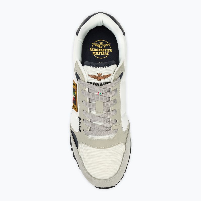 Мъжки обувки за тенис Aeronautica Militare Frecce Tricolori off white 5