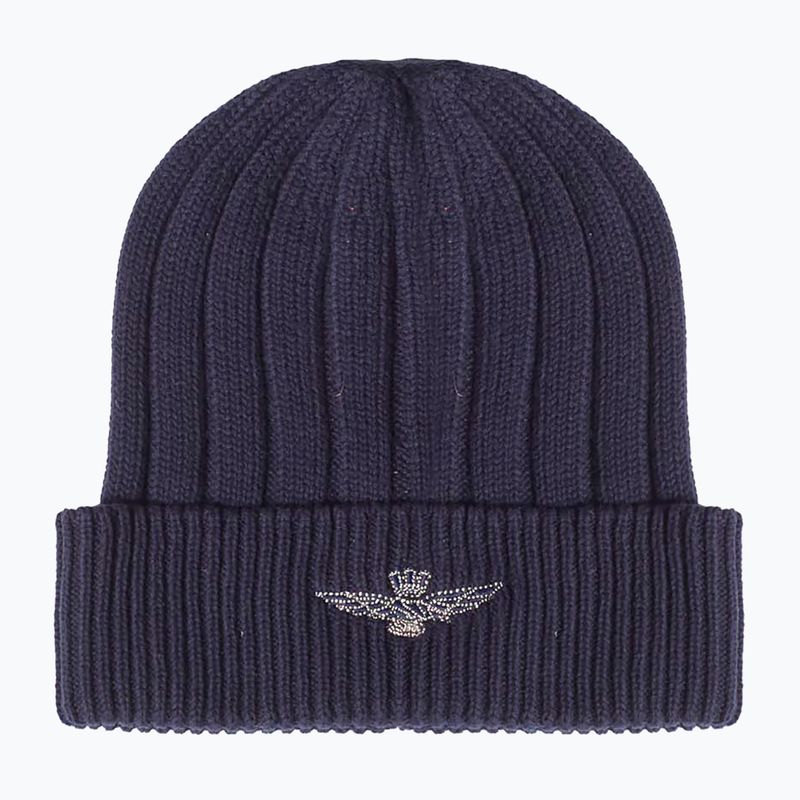 Зимна шапка Aeronautica Militare Cotton Eagle Embroidery blue navy