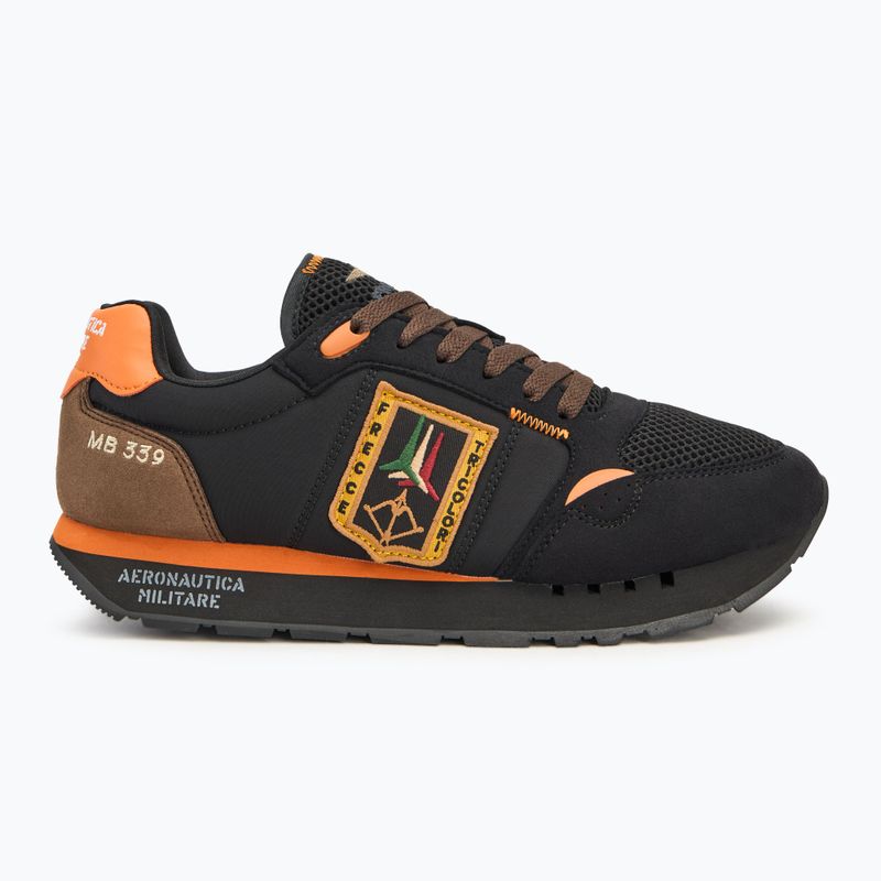 Buty męskie Aeronautica Militare SC292CT3331 taupe/orange/black 2