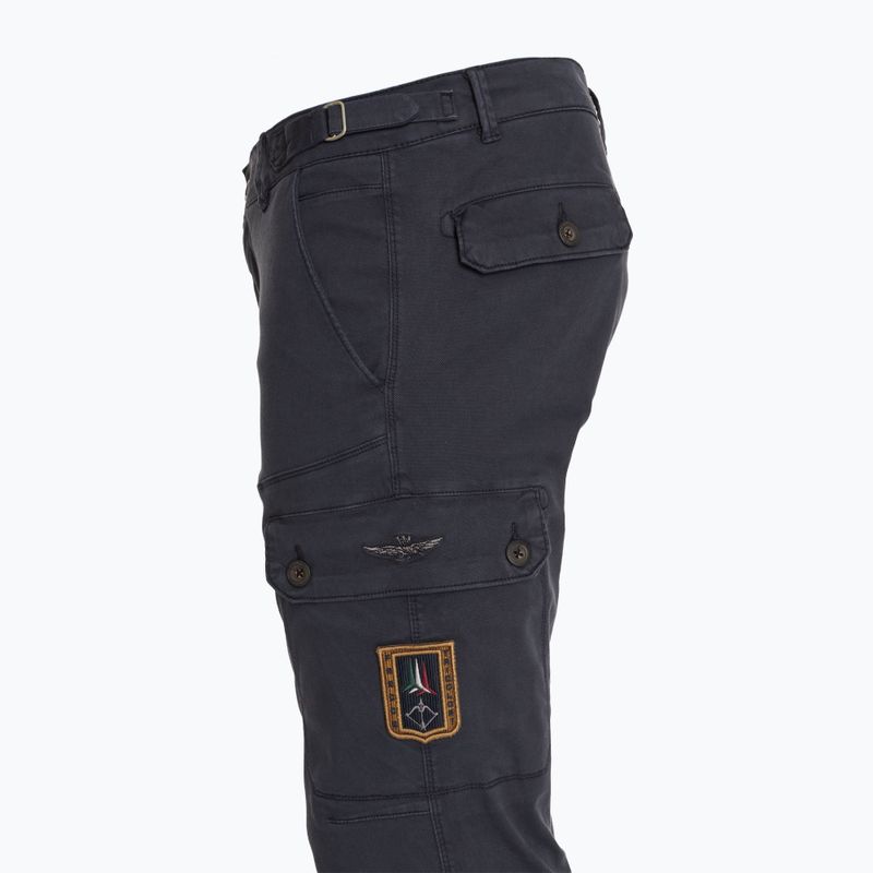 Мъжки панталони Aeronautica Militare Heritage dark blue 3