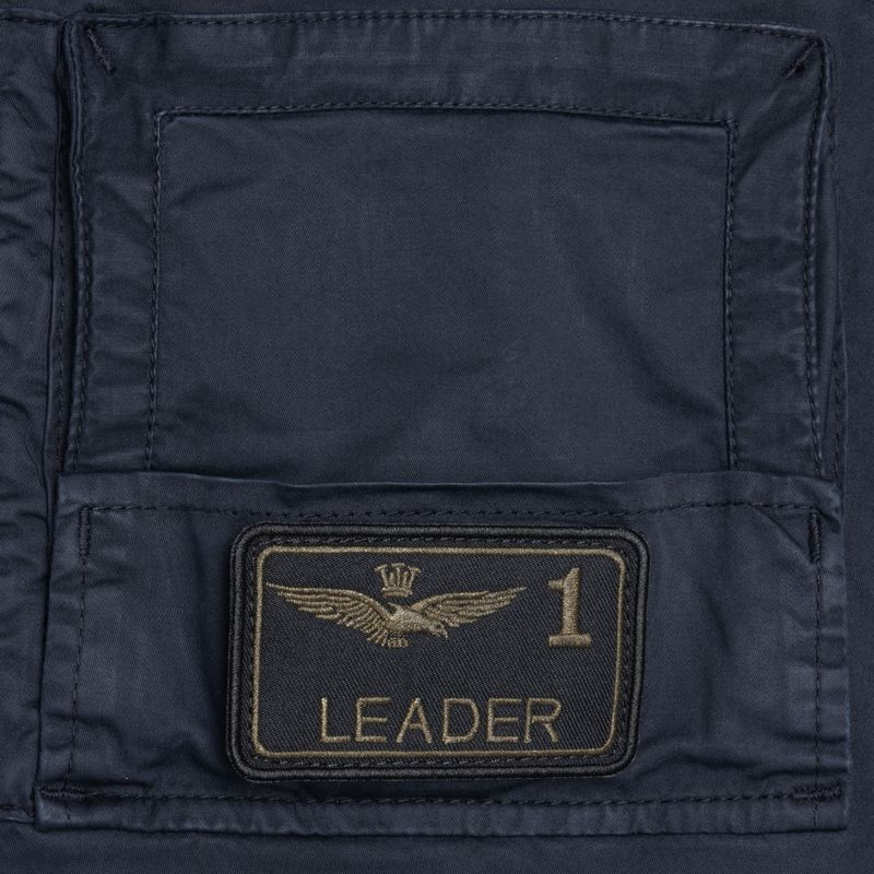 Мъжки панталони Aeronautica Militare Heritage blue/black 4