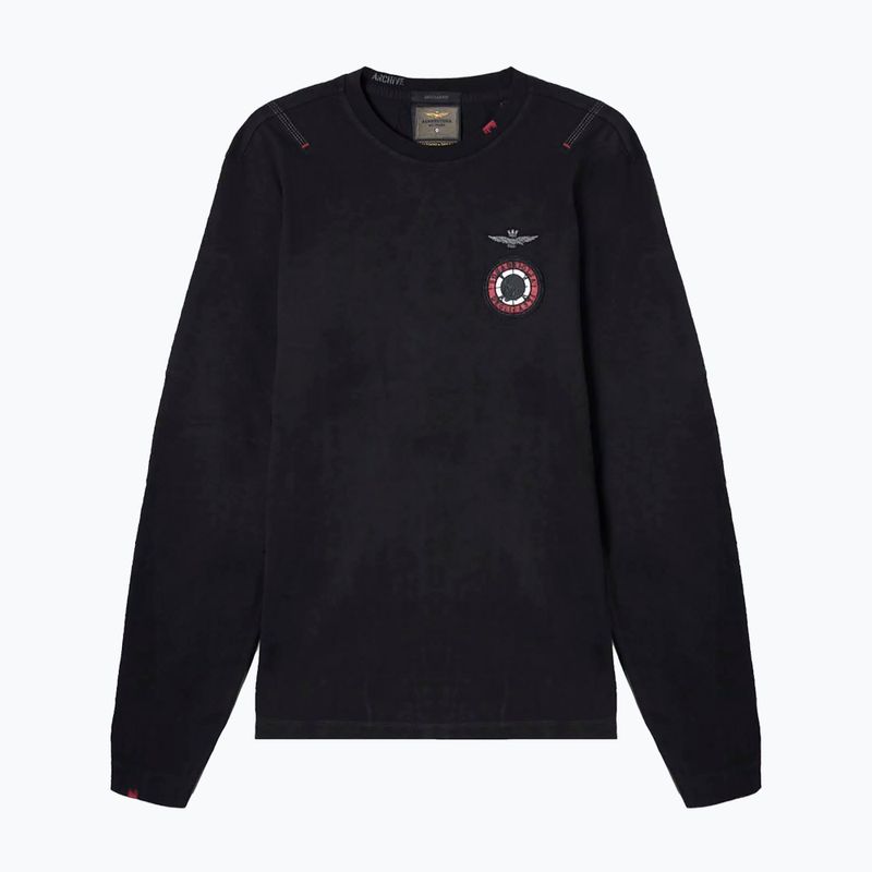 Мъжка блуза с дълъг ръкав Aeronautica Militare Flying Team jet black 4
