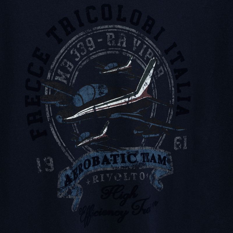 Мъжка тениска Aeronautica Militare Heritage в тъмно синьо 3