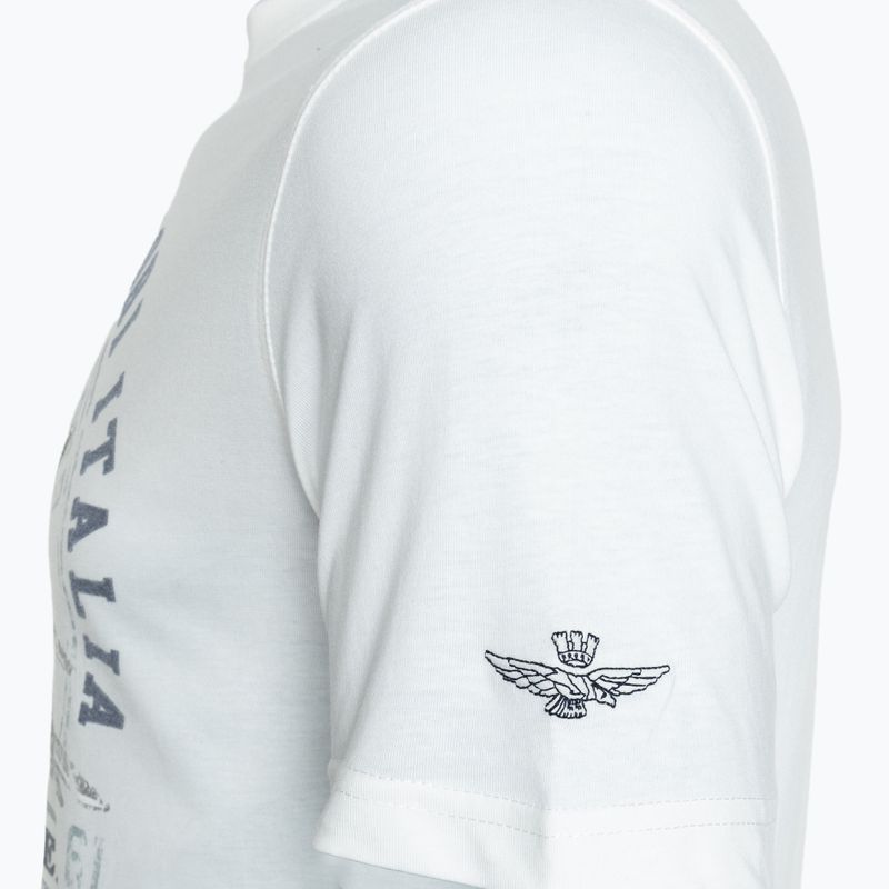 Мъжка бяла тениска Aeronautica Militare Heritage milk 3