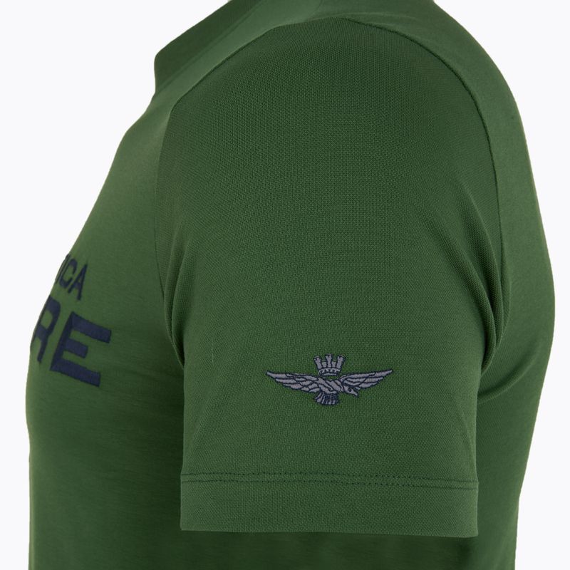 Мъжка тениска Aeronautica Militare 251TS2379J674 тъмнозелен 4