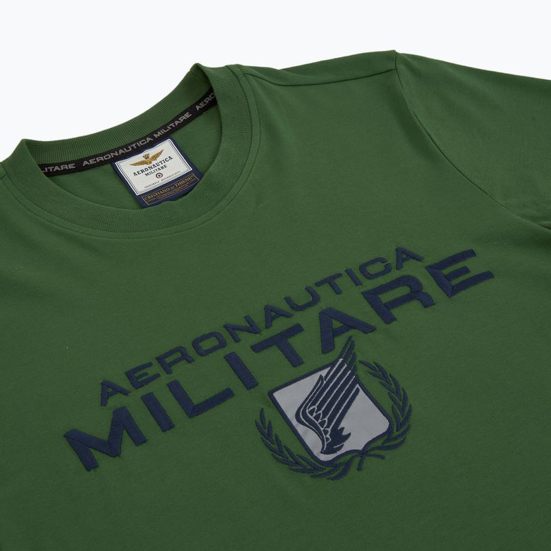Мъжка тениска Aeronautica Militare 251TS2379J674 тъмнозелен 5