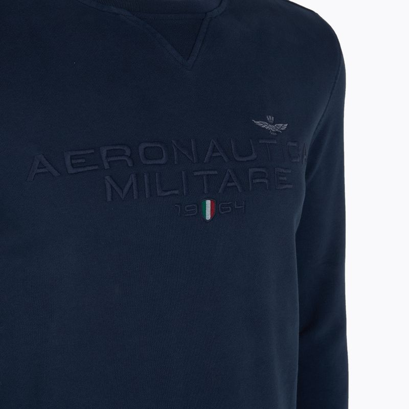Мъжки суитшърт Aeronautica Militare 251FE1985F539 blu navy washed 3
