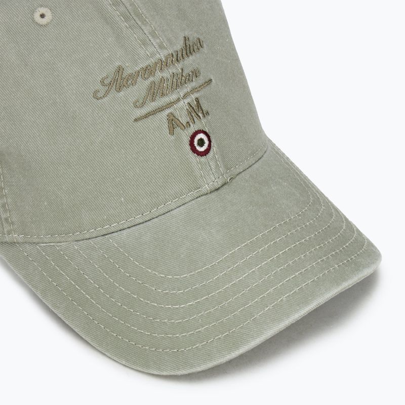 Мъжка бейзболна шапка Aeronautica Militare 251HA1204CT2476 stone beige washed 3